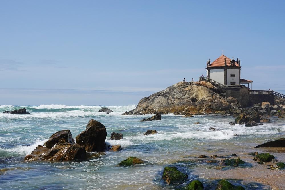 Die Kapelle von Senhor da Pedra, Arcozelo, nicht weit entfernt von