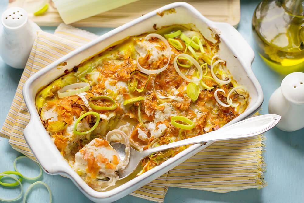 gratin porree reims