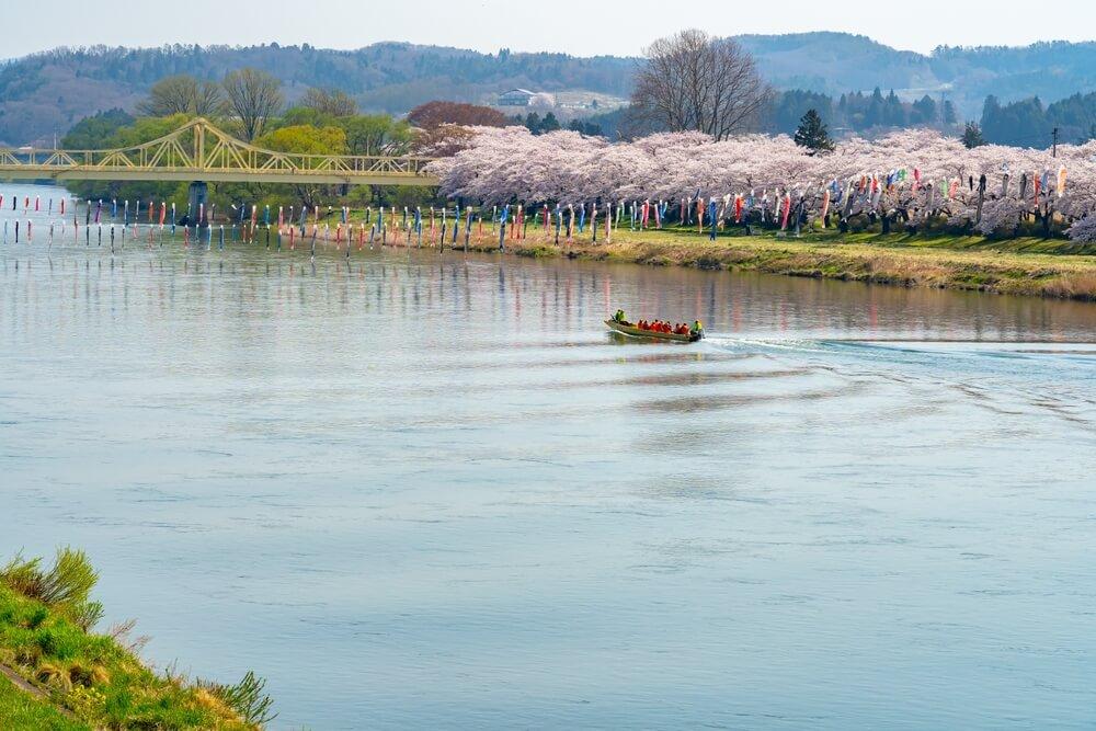 Der Kitakami-Fluss shutterstock