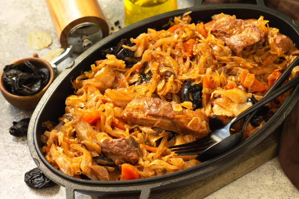 schweinefleisch sauerkraut
