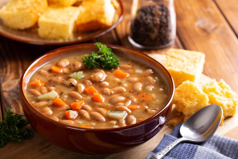 zuppa di fagioli gourgane