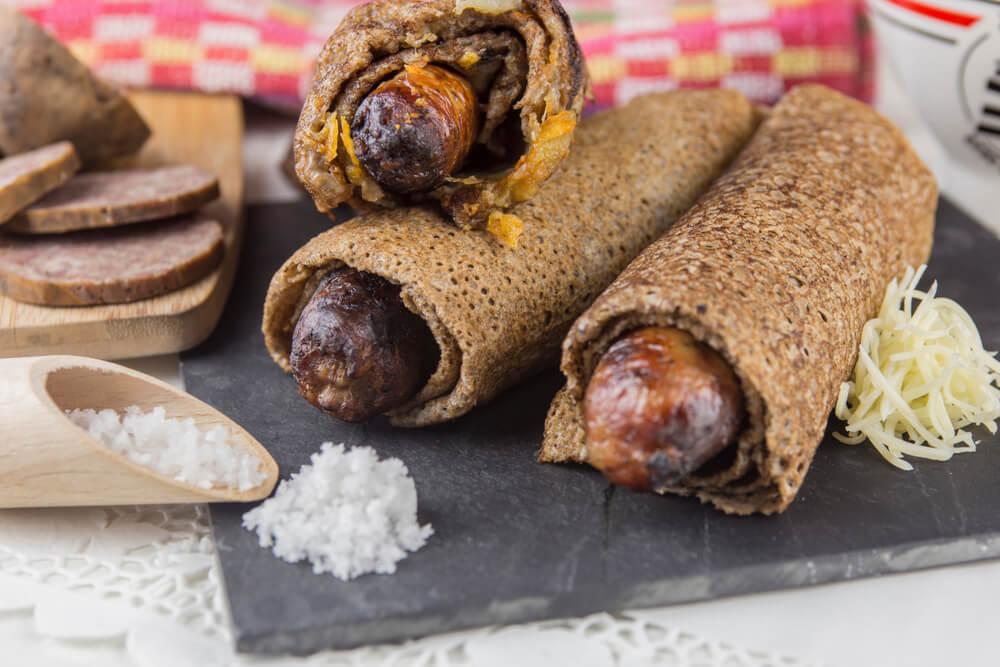 specialità Rennes Galette saucisse Rennes