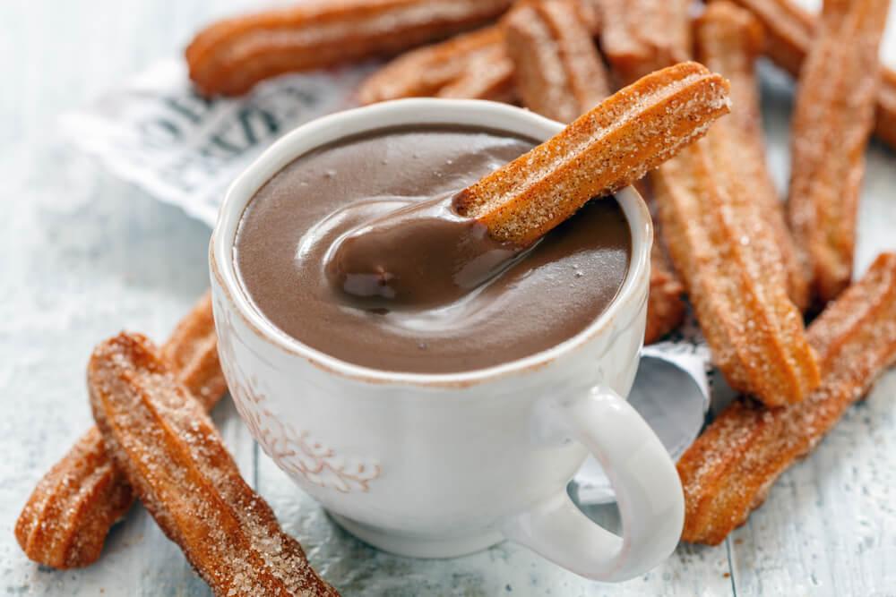 specialità madrid churros con chocolate churros al cioccolato