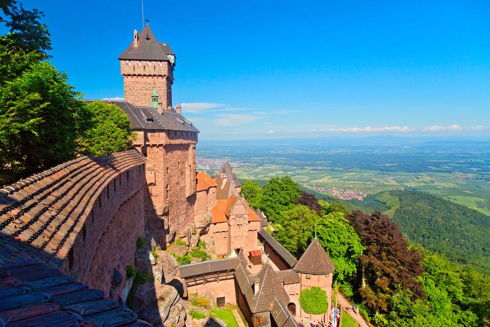 Haut koenigsbourg,Haus,im,Elsass,,Frankreich