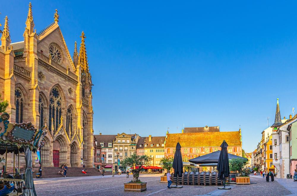 Tempel,Saint etienne,Kirche,Mulhouse,Kathedrale,,Rathaus