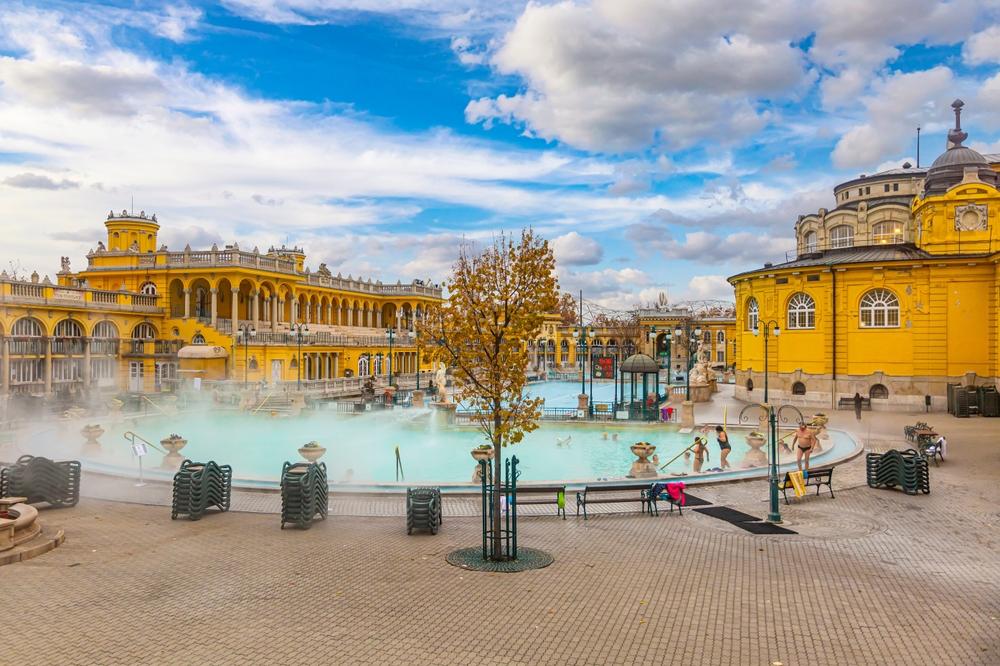 Budapest,,Die,Historische,Stadt,In,Mitteleuropa,Übersetzung:, Széchenyi,Thermal