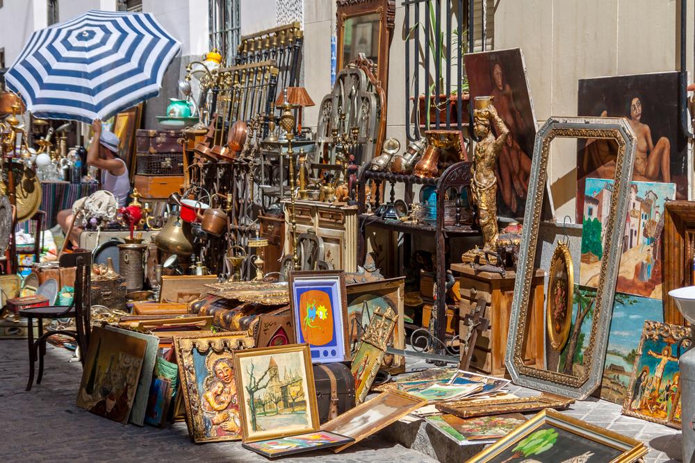 Madrid,,Giugno,15:,Scena,Dal,Mercato,Delle,Pulci,El,Rastro