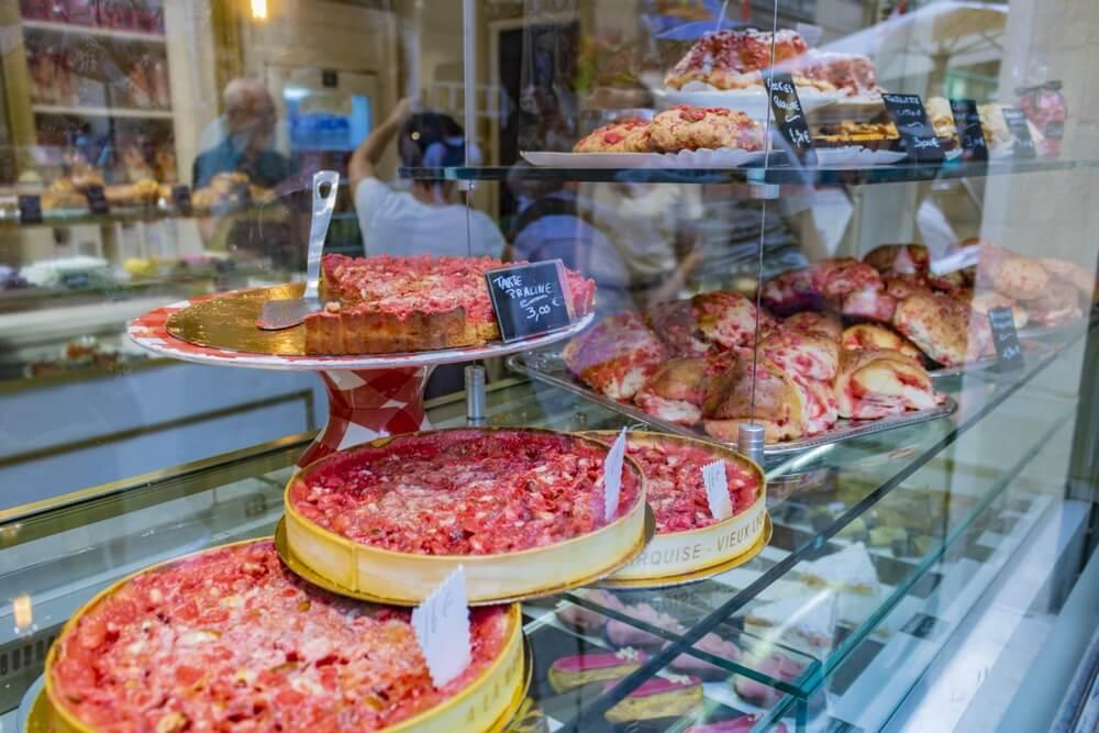 Spezialitäten Lyon Tarte Pralines Roses Lyon