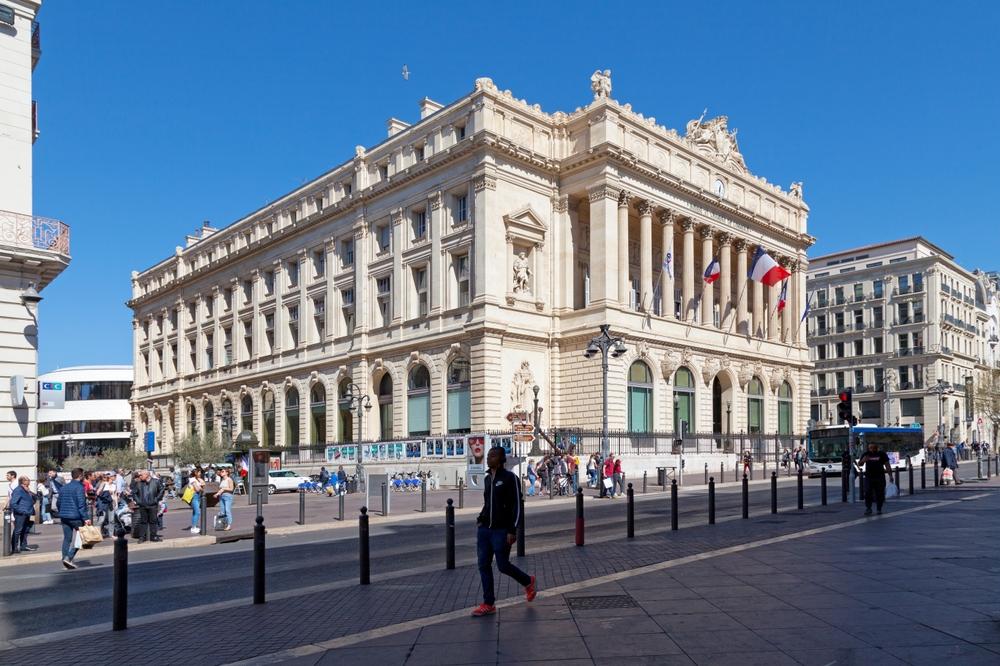Vista del Palais de La Bourse