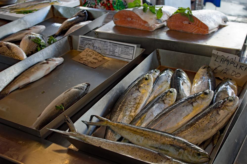 Mercato,Del,Pesce,A,Marsaxlokk,Malta,,Pesce,Tradizionale,Maltesi,