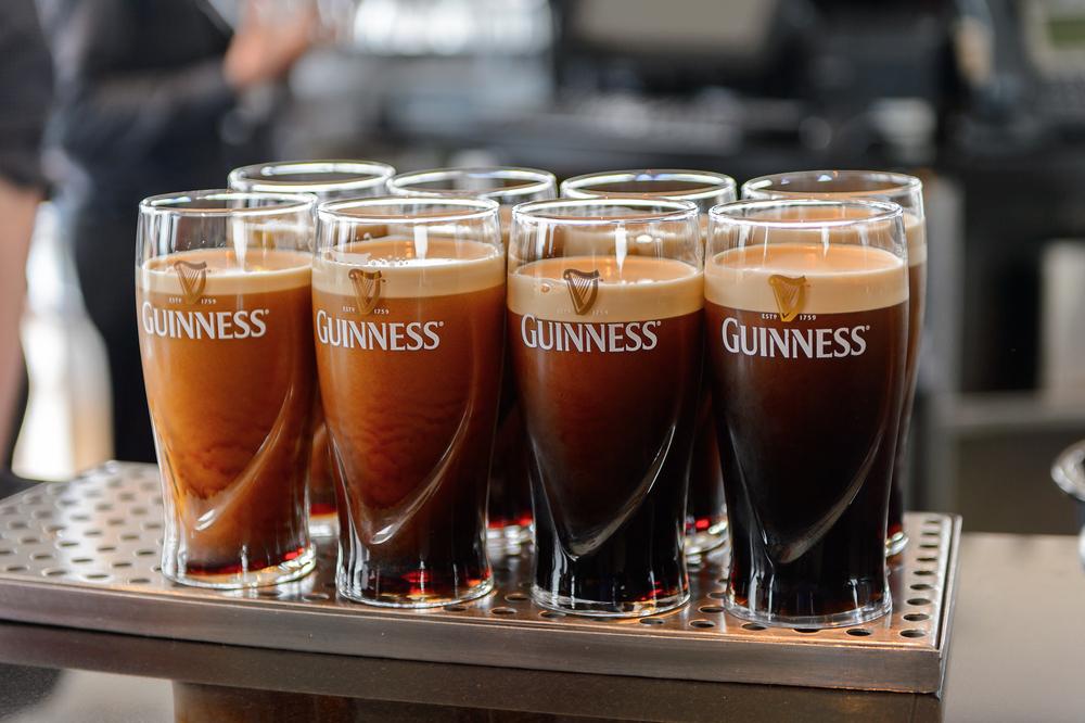 Dublin,,Irland,,Juli,12,,2016: ,Pints,von,Guinness,in
