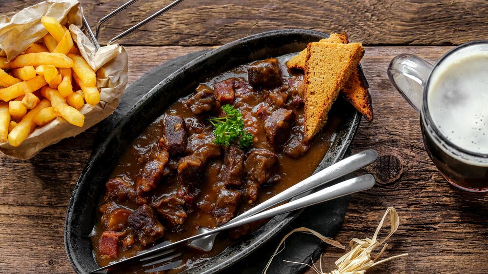 Spezialitäten Lille Carbonnade flamande