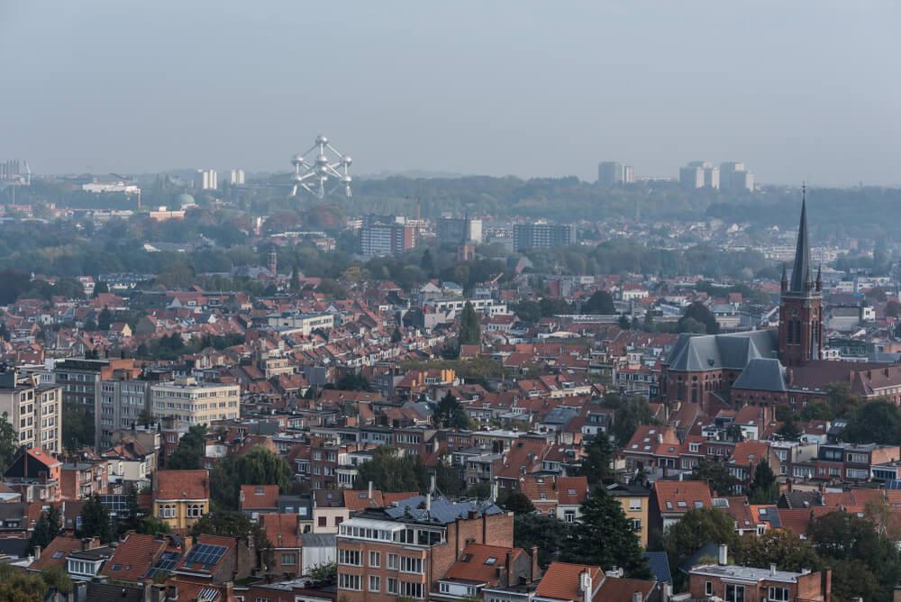 Brüssel und das Atomium im Hintergrund