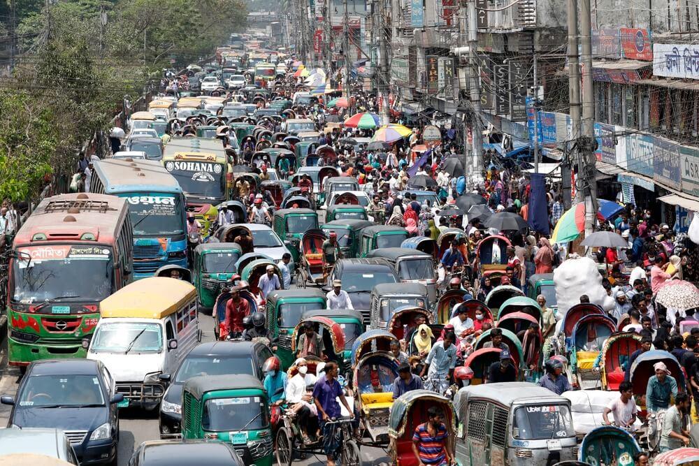 multitud bangladesh