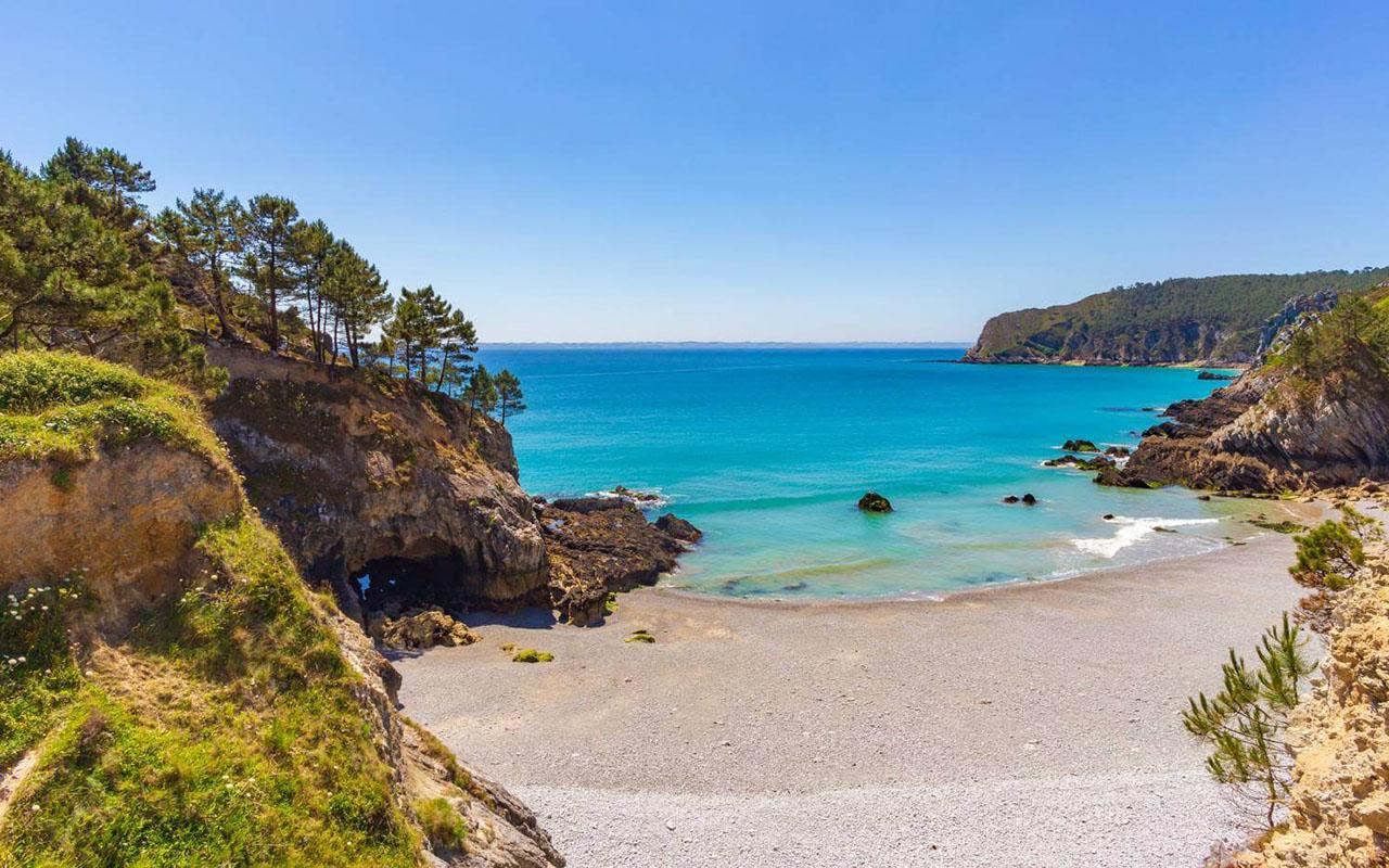 Finistère Strand Trois Curés