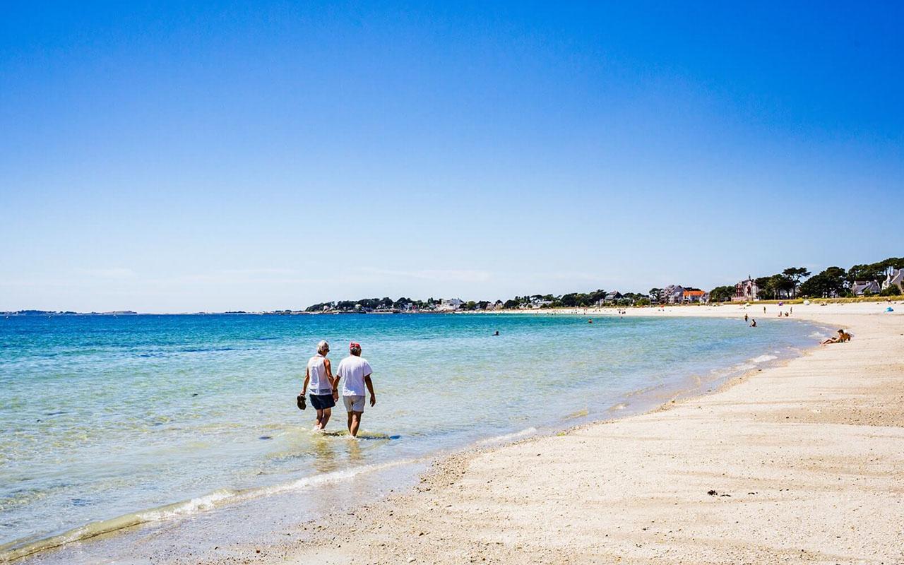 Morbihan Strand Große Strand Carnac