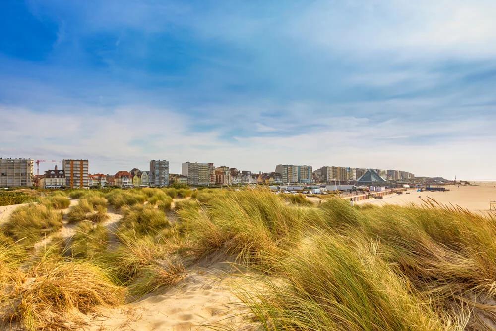 las dunas de la playa de Le Touquet