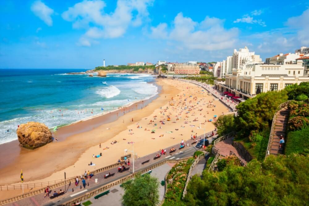 Strand von Biarritz