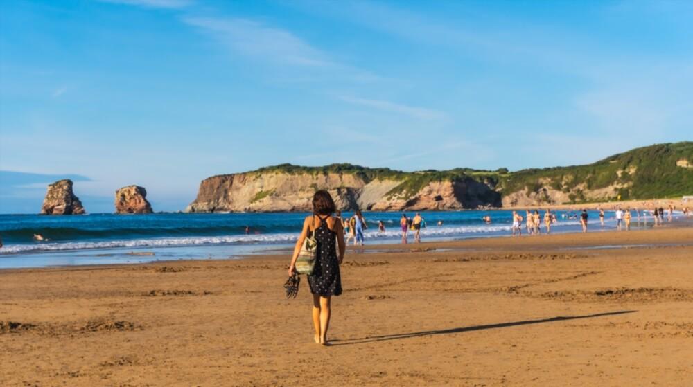 Großer Strand von Hendaye