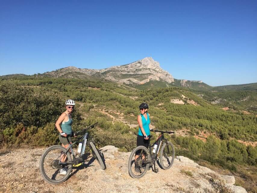 Aktivitäten Aix en Provence E-Bike Montagne Saint Victoire Aix en Provence