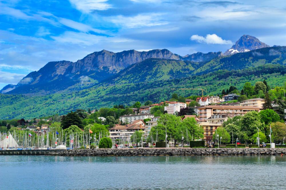 lago evian alpes