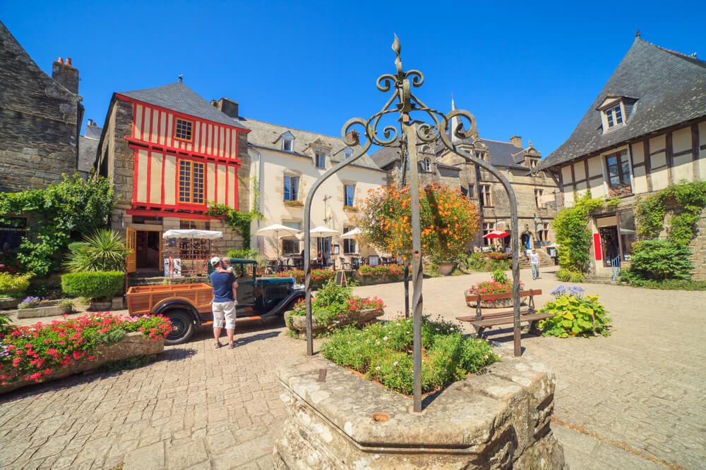 Rochefort-en-Terre Dorf Morbihan