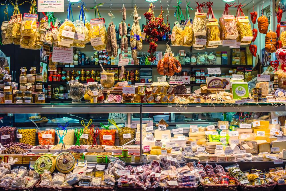 negozio prodotti alimentari italia