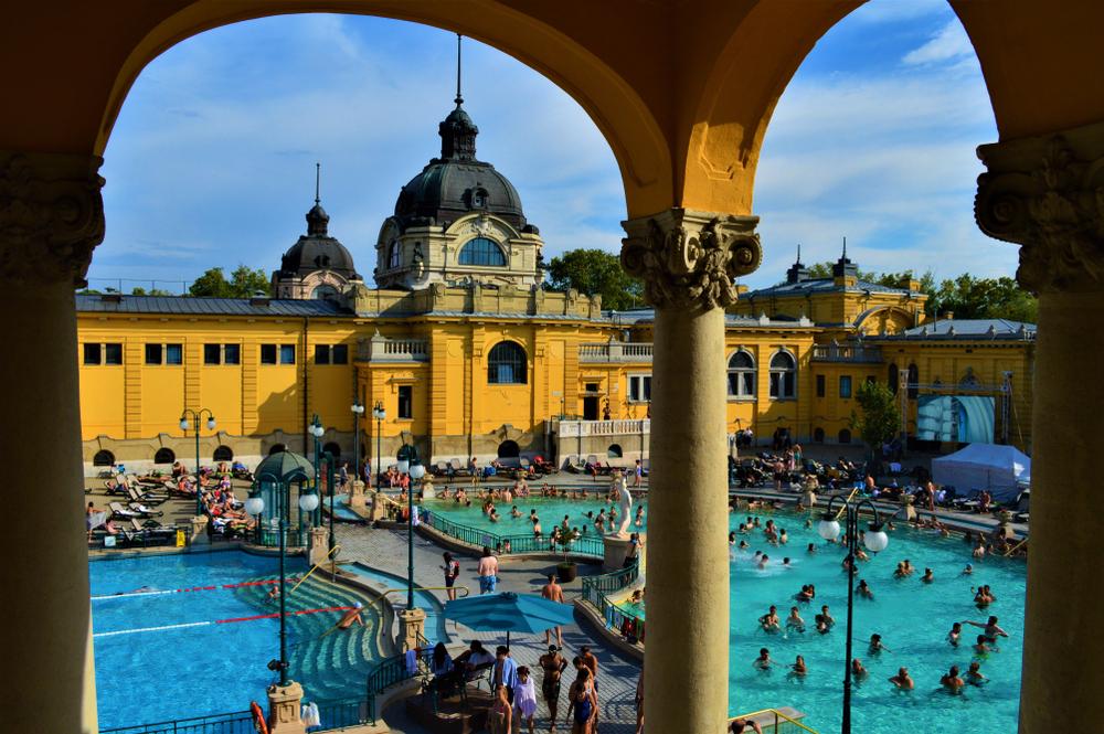 Széchenyi-Bäder, Budapest, Ungarn
