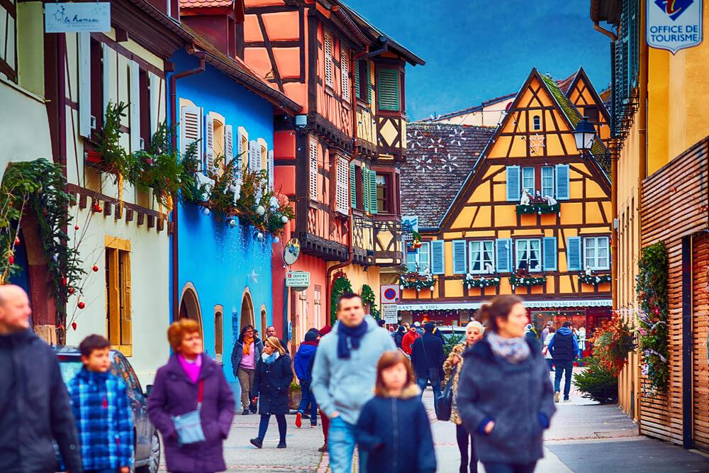 Weihnachtsmarkt in Eguisheim