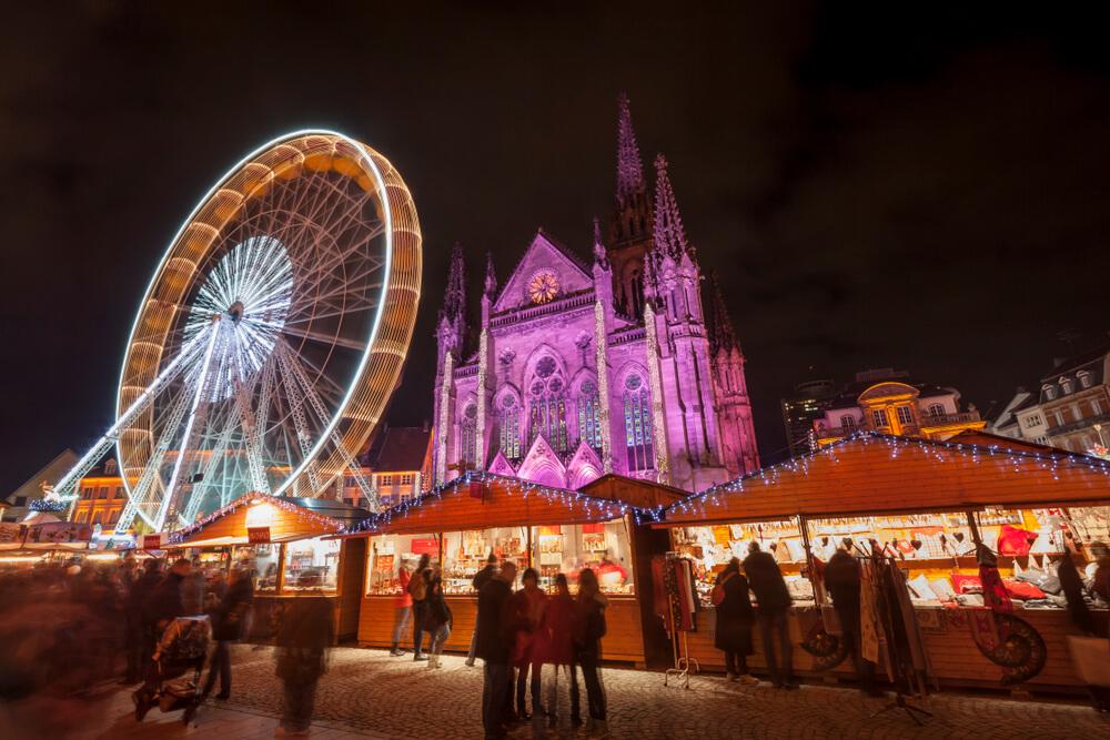 Weihnachtsmarkt in Mulhouse