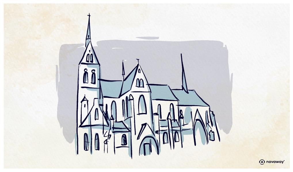 28 evangelische Kirche St. Pierre-le-Jeune Strasbourg poi groß