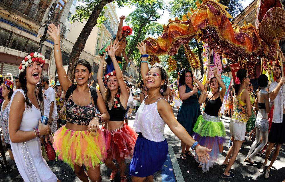 Blocos Karneval Rio Straße