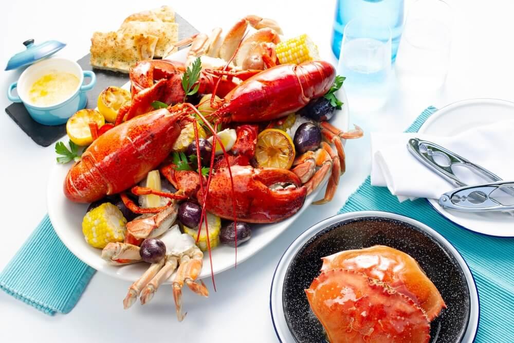 vassoio frutti di mare