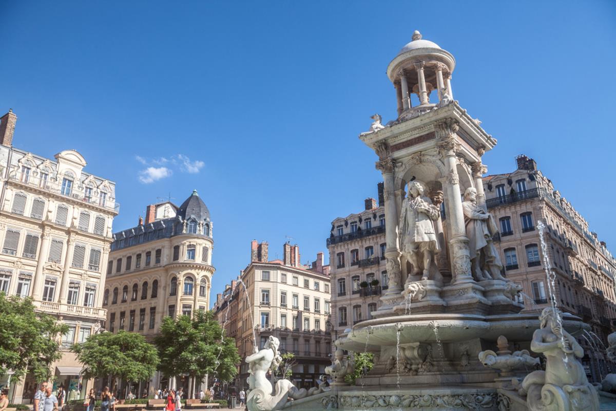 Entdecken Sie das Viertel der Presqu'île von Lyon